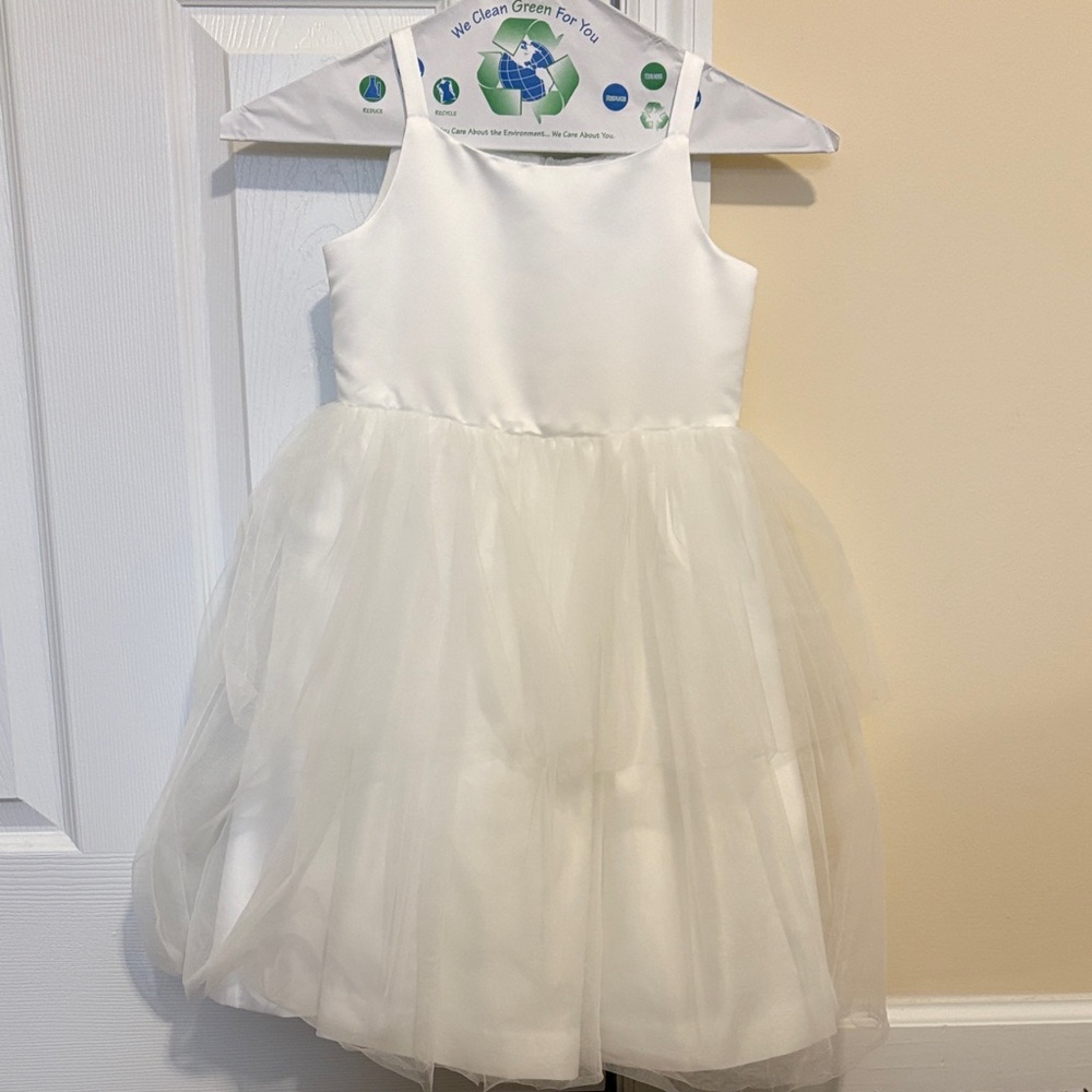 Us Angels White Formal Kids Dress